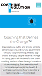 Mobile Screenshot of coachingevolution.org